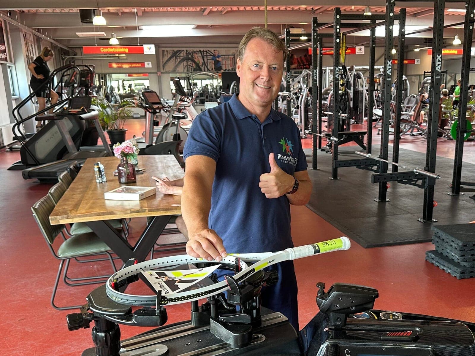 Jochem Willemsen bij de Tecnifibre ErgoPro in Maas en Waal Fit